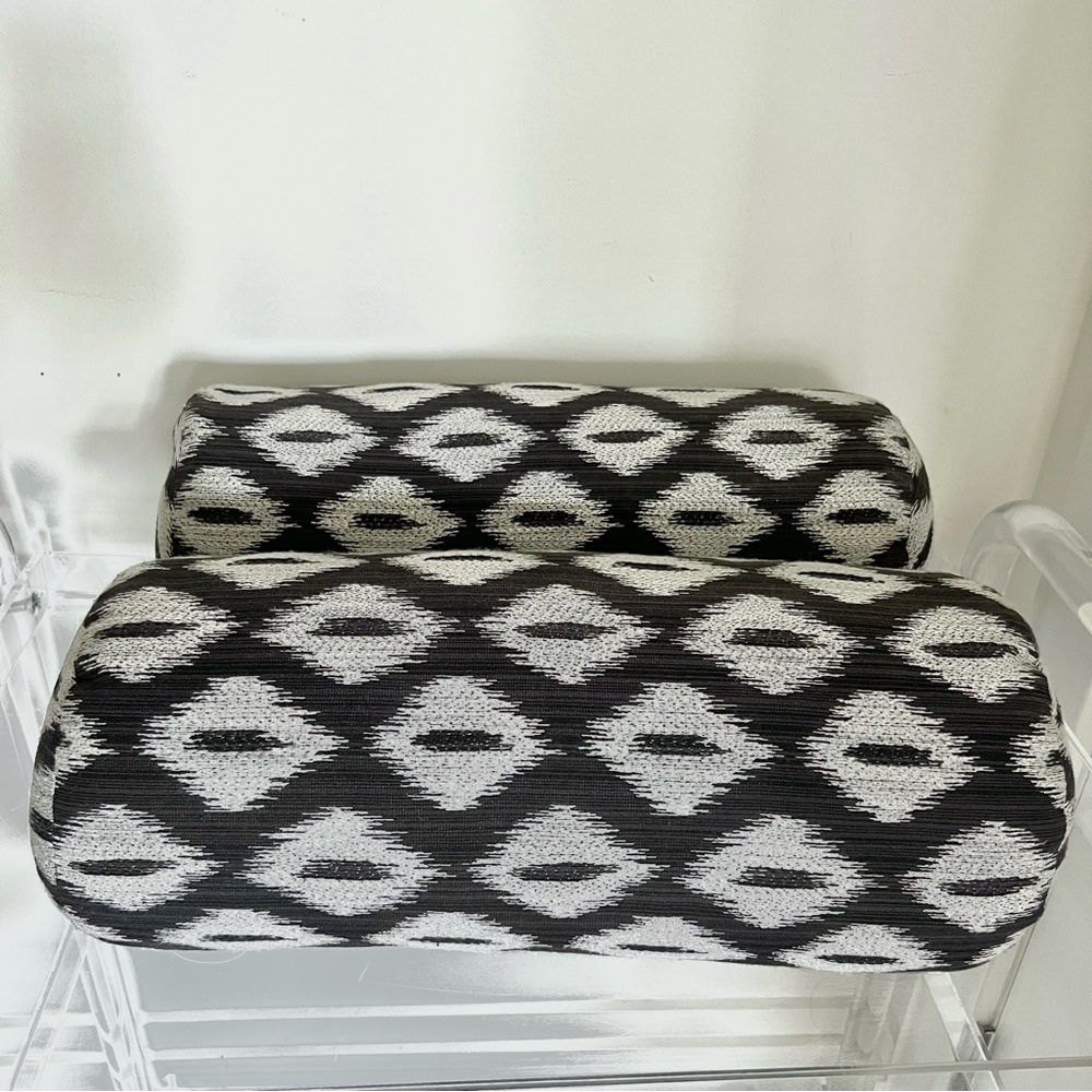 Custom Design Ikat Bolster Cushions